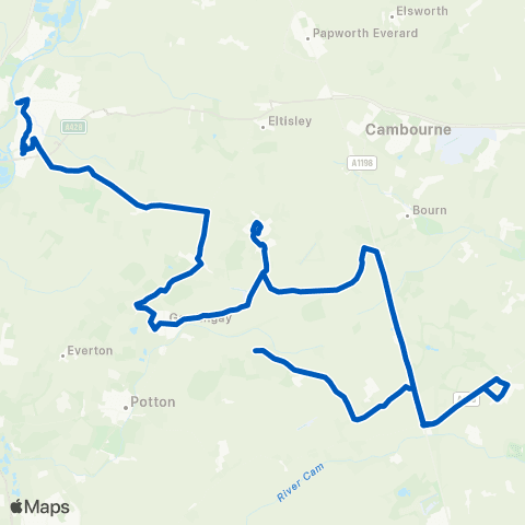 C G Myall & Son Newlands Cottages - Market Square map