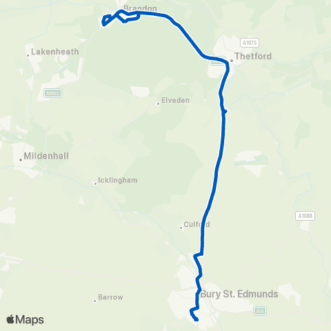 Coach Services St Benedicts Catholic Sch - Old Forge Court map