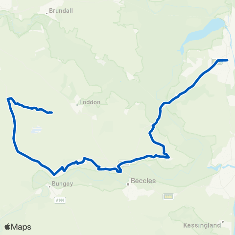 Ambassador Travel Garden House - E Norfolk Sixth Form Ctr map