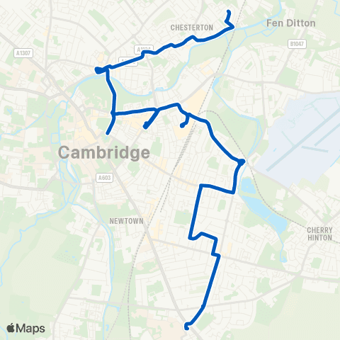 A2B Bus and Coach Bourne Road - Hospital Bus Station map
