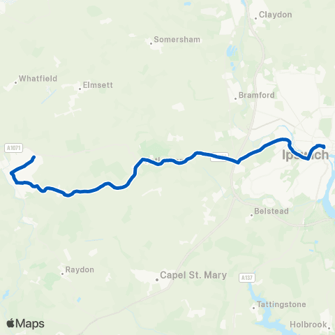Beestons Old Cattle Market Bus Sta - Bus Sta map