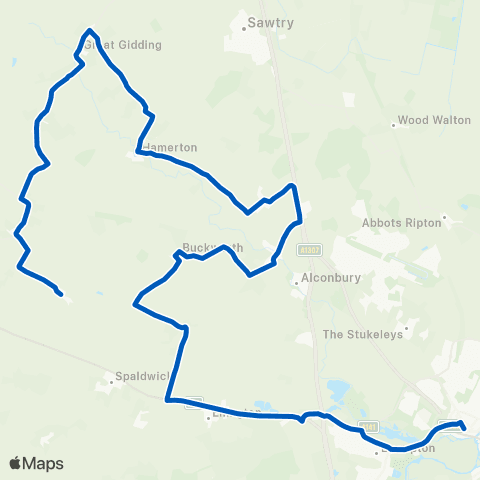 Dews Coaches Bus Station - Staunch Hill map