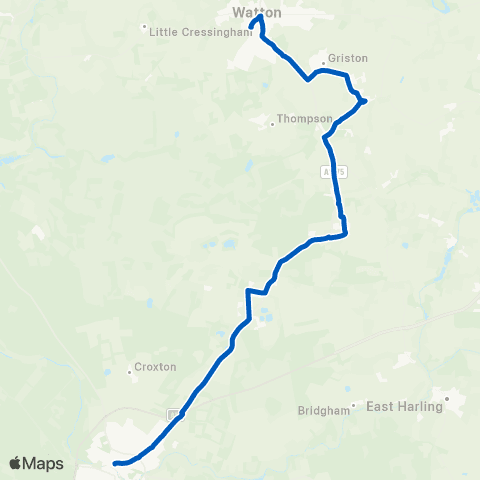 Coach Services Wayland High School - Bus Interchange map