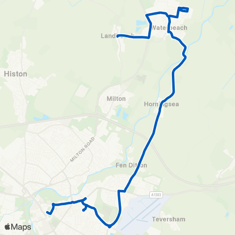 A2B Bus and Coach Cockfen Lane - Drummer St Bus Station map