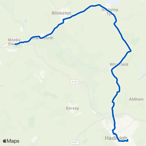 Beestons The Swan - High School map