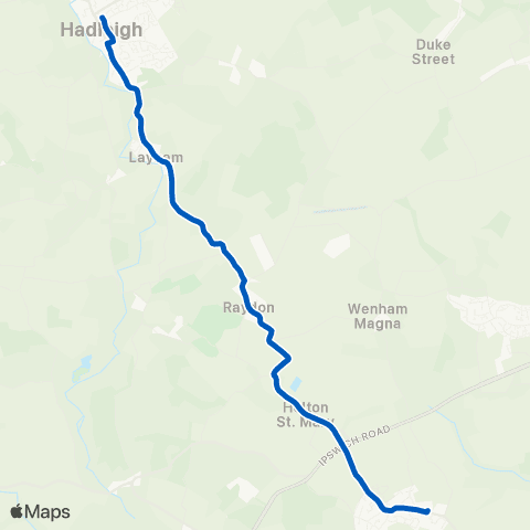 Beestons Bus Station - High School map