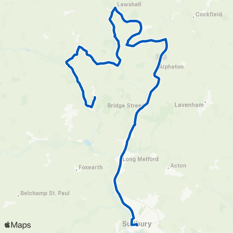Felix Taxis & Co. Village Sign - Bus Station map