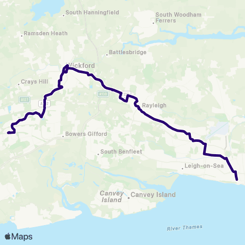 First Essex Travel Centre - Bus Station map