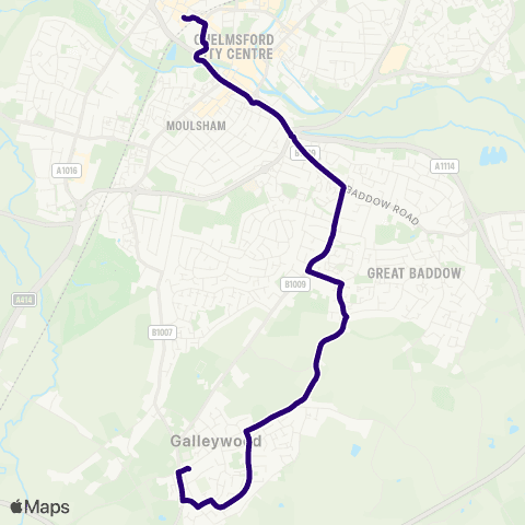 First Essex Keene Hall - Bus Station map