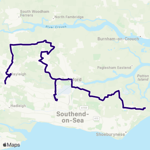 First Essex The Weir - Landwick Cottages map