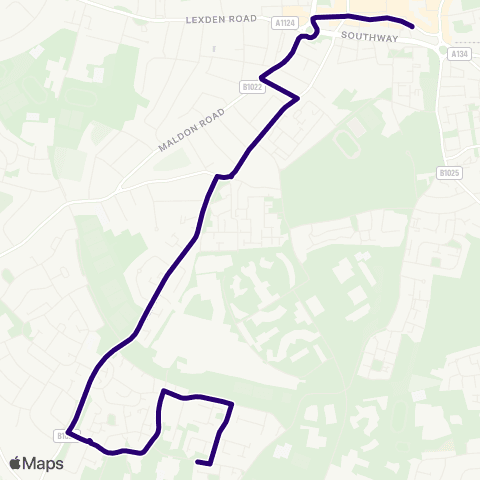 First Essex Osborne Street - Baronswood Way map