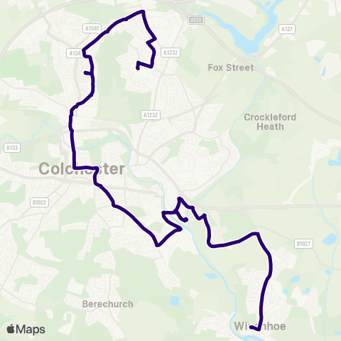 First Essex Railway Station - Highwoods Square map