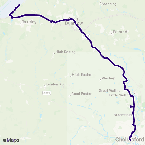First Essex Bus Station - Coach Station map
