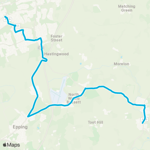 Central Connect St Margaret's Bus Sta - Dickens Court map