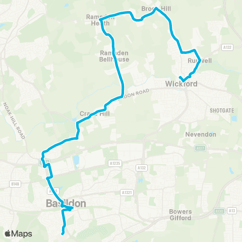 Central Connect Railway Station - Hospital (Northbound) map