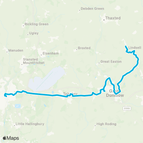 Central Connect Interchange - Lindsell map