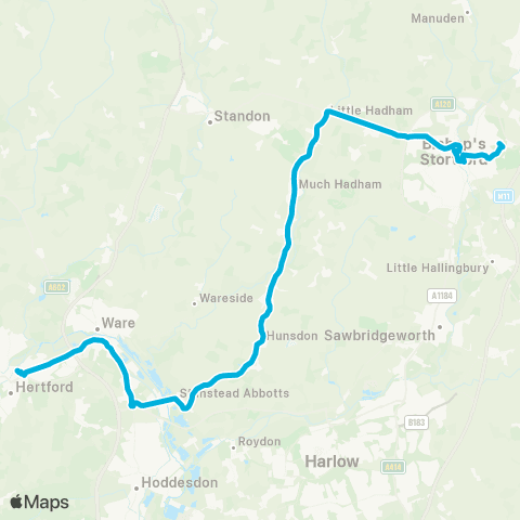 Central Connect Bus Station - Abbotts Rise map