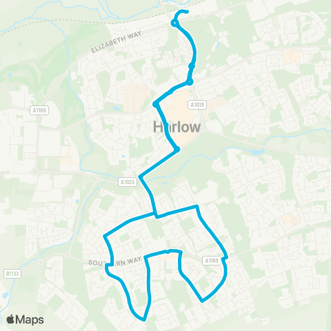 Central Connect Town Railway Sta - Town Railway Sta map