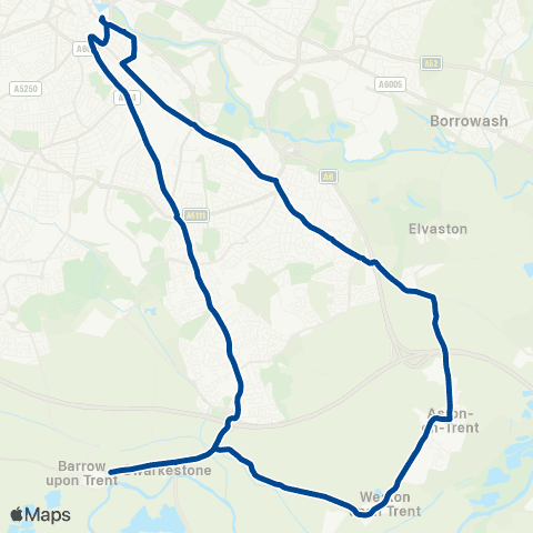 Diamond Bus East Midlands Bus Station - Bus Station map
