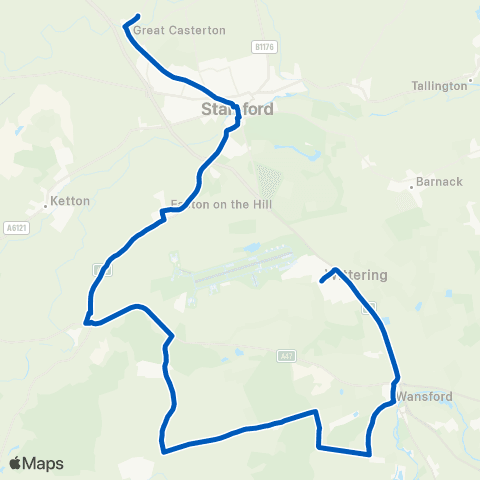 Bland's Sulehay Road - College map