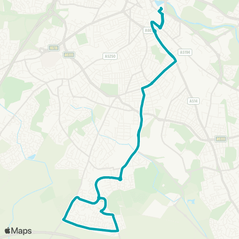 Arriva Derby Bus Station - Bus Station map