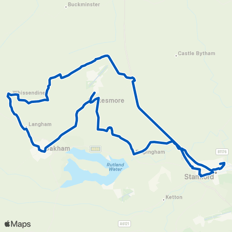 Bland's College - Stocken Prison map