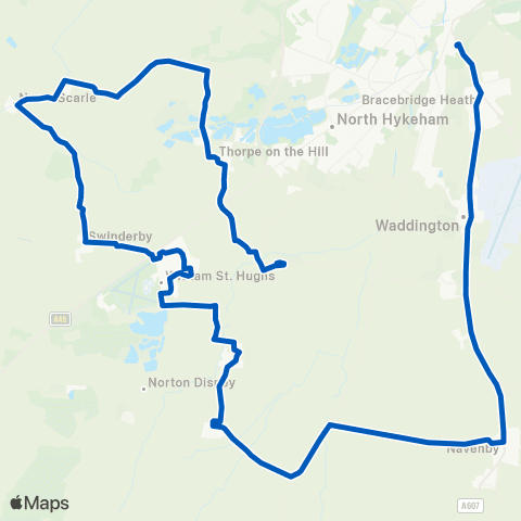 Black Cat Travel Priory School Bus Park - Bus Shelter map