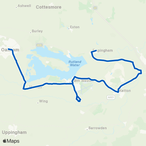 Bland's School Lane - Bus Station map