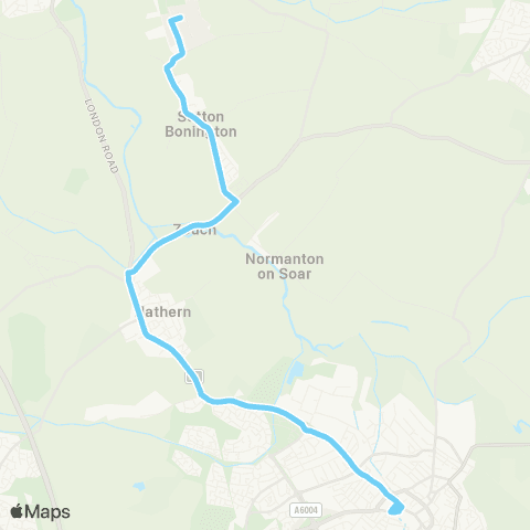 CT4N Univ of Nottingham Campus - Swan St map