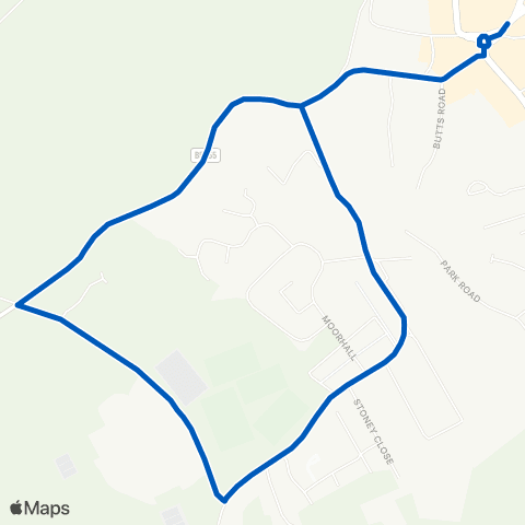 Andrews of Tideswell Square - Square map