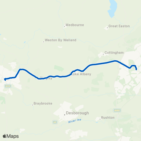 Bland's Market Hall - (Corby) George Streetstop F map