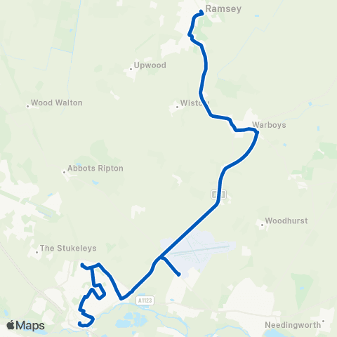 Dews Coaches Bus Station - New Road map