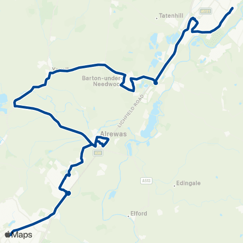 Diamond Bus East Midlands Bus Station - New Street map