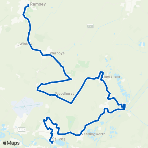 Dews Coaches New Road - Bus Station map