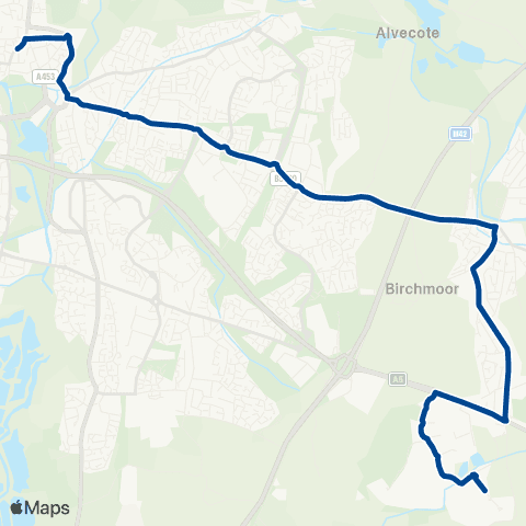 Diamond Bus Corporation St - Ocado map