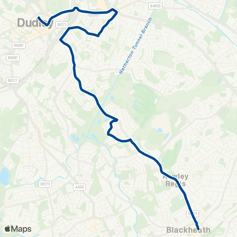 Diamond Bus Ednam Rd - Bus Interchange map