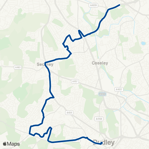 Diamond Bus Stone St - Bilston Bus Station map