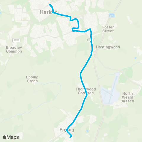 Central Connect St Margaret's Bus Sta - St Margaret's Bus Sta map