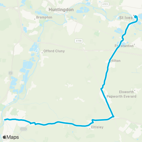 Central Connect Bus Station - Elm Way map