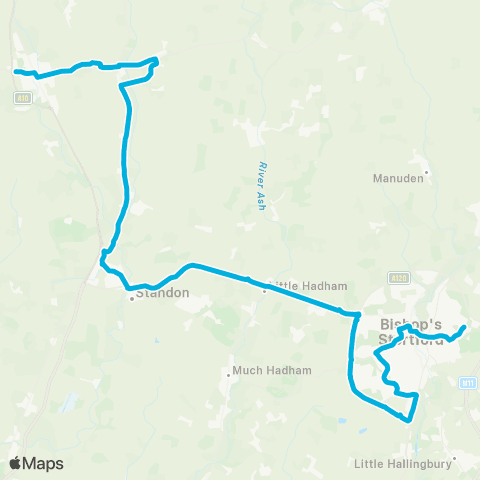 Central Connect Interchange - The Crown Inn map