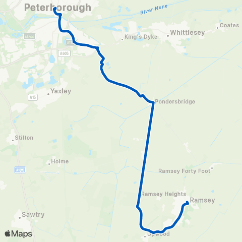 Dews Coaches New Road - Queensgate Bus Station map