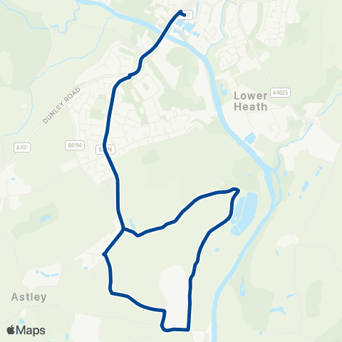 Diamond Bus York Street - High Street map