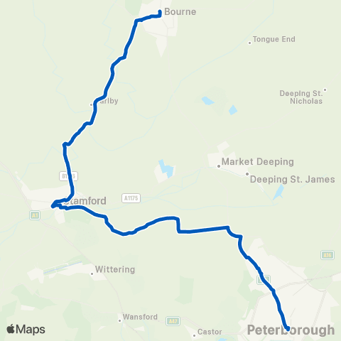 Delaine Buses Bus Station - Queensgate Bus Station map