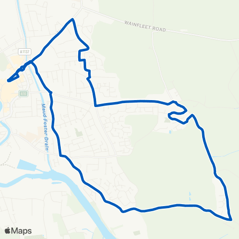 Brylaine Travel Interchange - Interchange map