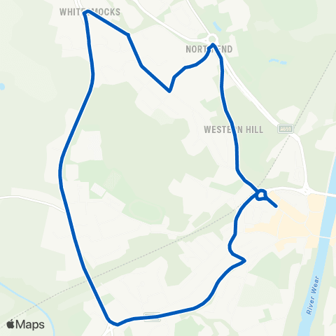Gateshead Central Buses North Road Stand B - North Road Stand A map