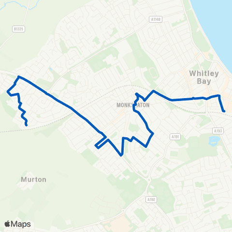 Gateshead Central Buses Earsdon Grange - Station Square / Metro map