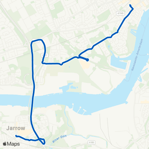 Gateshead Central Buses Bus Station - Transport Hub map
