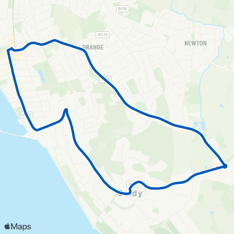 A2B Travel West Kirby Station - West Kirby Station map