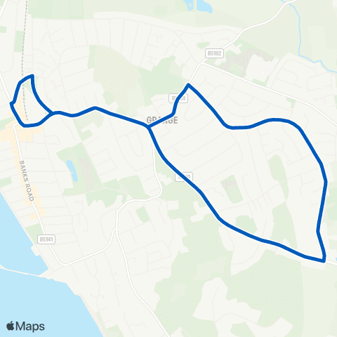 A2B Travel West Kirby Station - West Kirby Station map