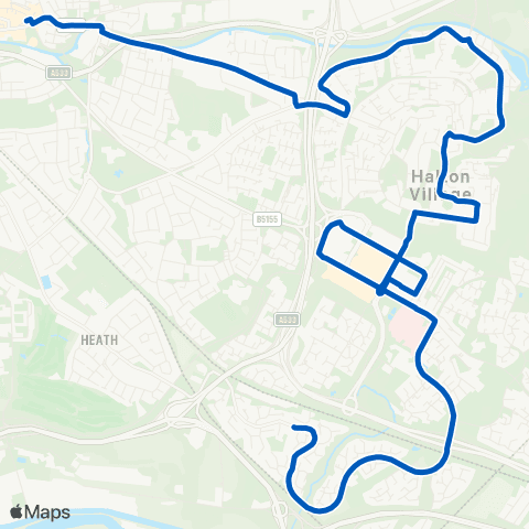 Ashcroft Travel Beechwood - Runcorn High St / Stand B map
